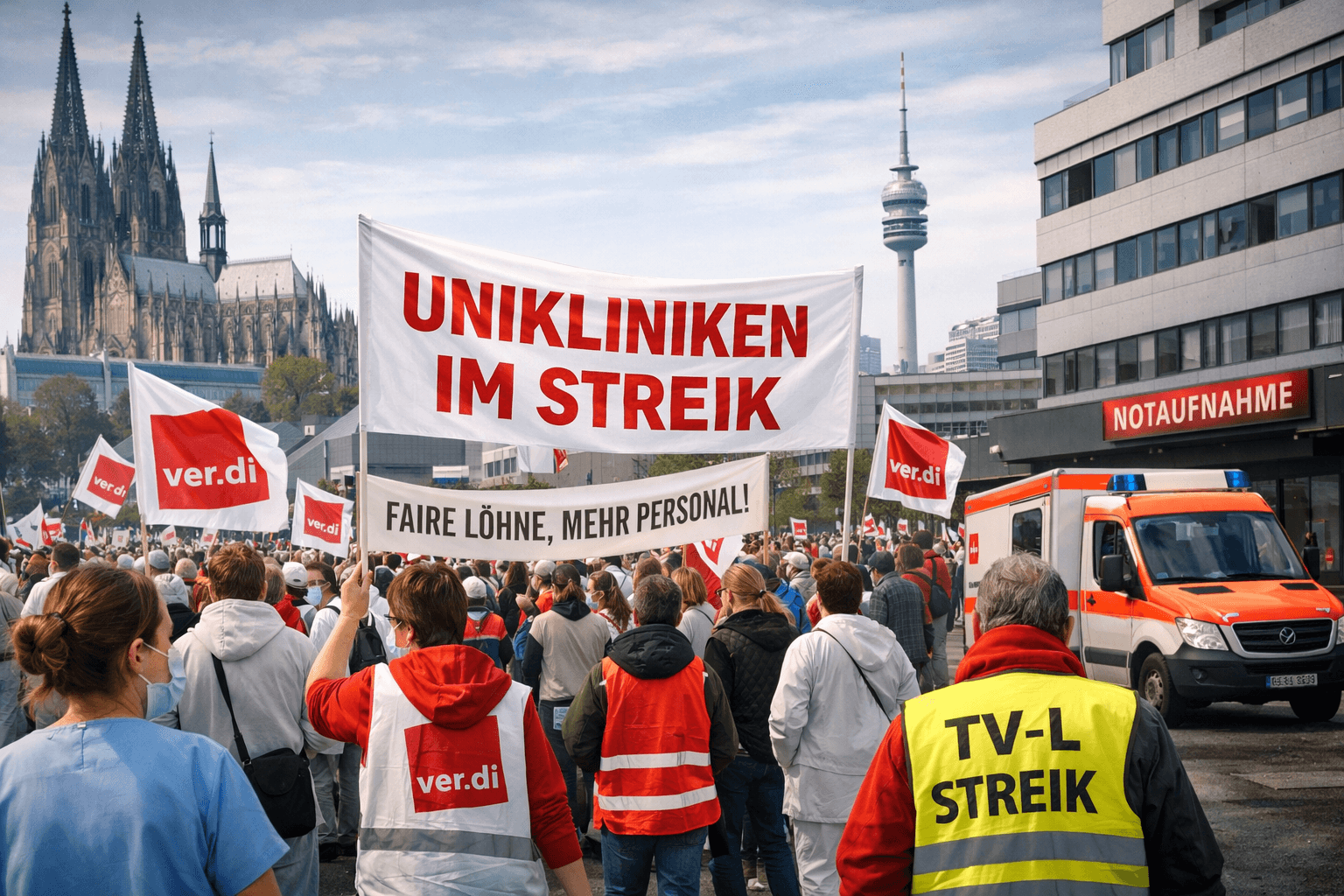 Huelgas en hospitales de Alemania: qué pasa en Múnich y Colonia