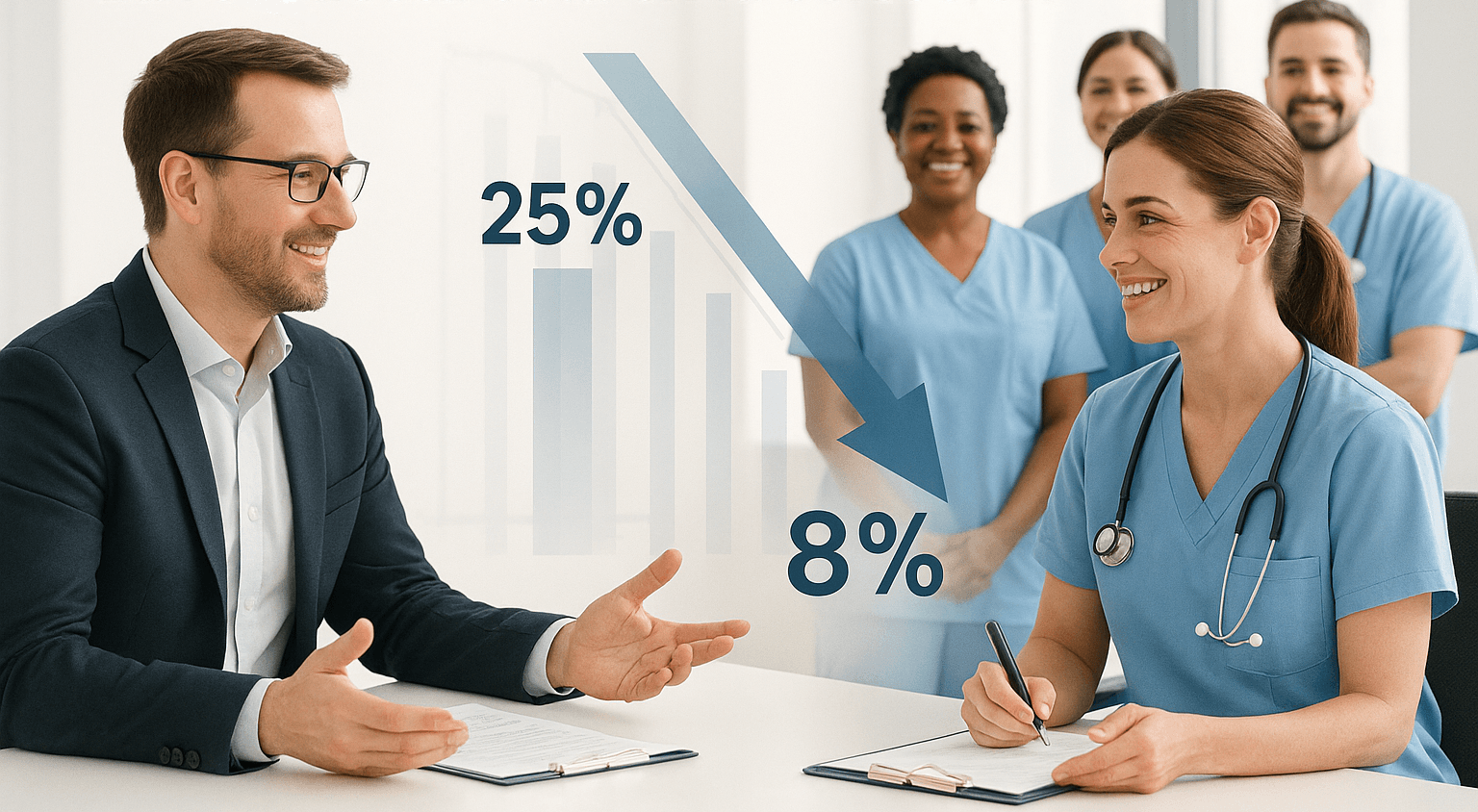 Der Auswahlprozess: Wie gezielte Auswahl die Fluktuation von 25 % auf 8 % senkt